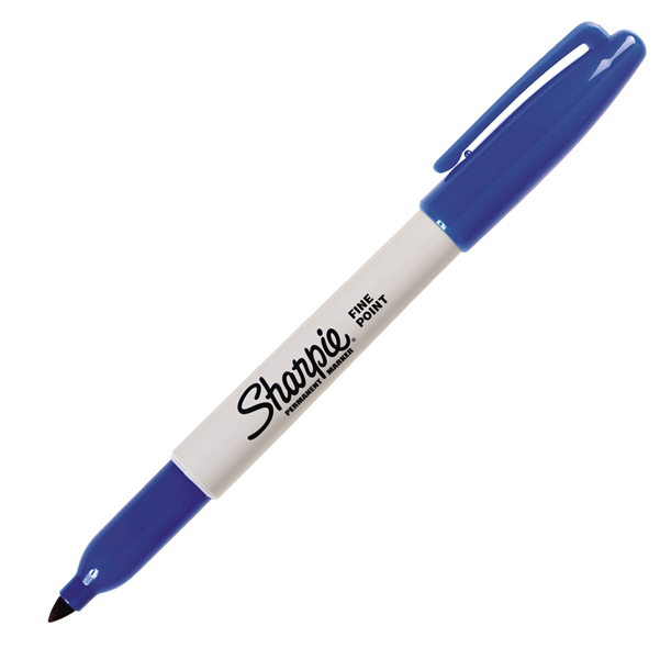 Marcatore permanente RT - punta fine 1 mm - blu - Sharpie