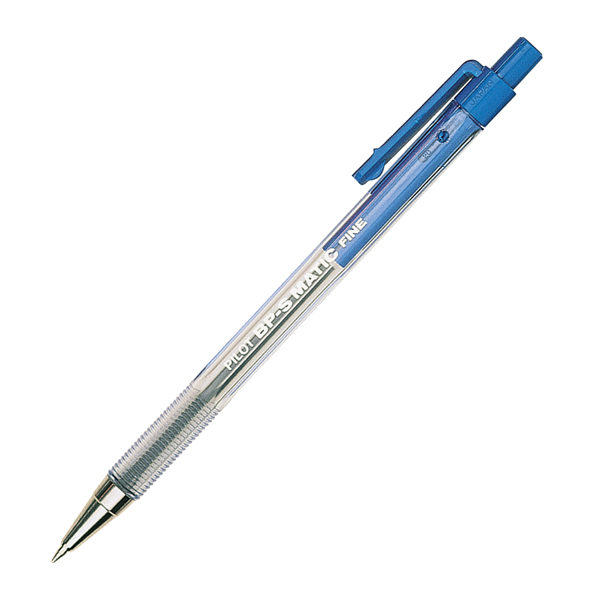 Penna a sfera a scatto BP S Matic - punta fine 0,7 mm - blu 