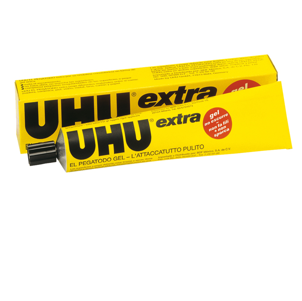 Colla UHU Extra - 125 ml - colla attaccatutto - trasparente - UHU