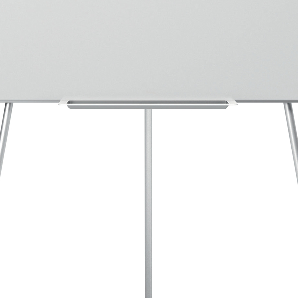 Lavagna portablocco Classic con cavalletto - 100x68,5 cm - bracci estensibili - bianco - Nobo