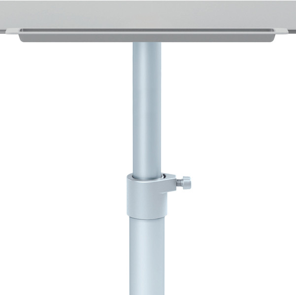 Lavagna portablocco Classic con ruote - 100 x 70 cm - bracci estensibili - bianco - Nobo