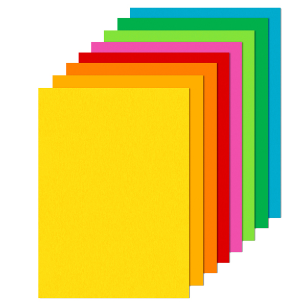 Carta Rismaluce - A3 - 200 gr - mix 8 colori - Favini - conf. 125 fogli