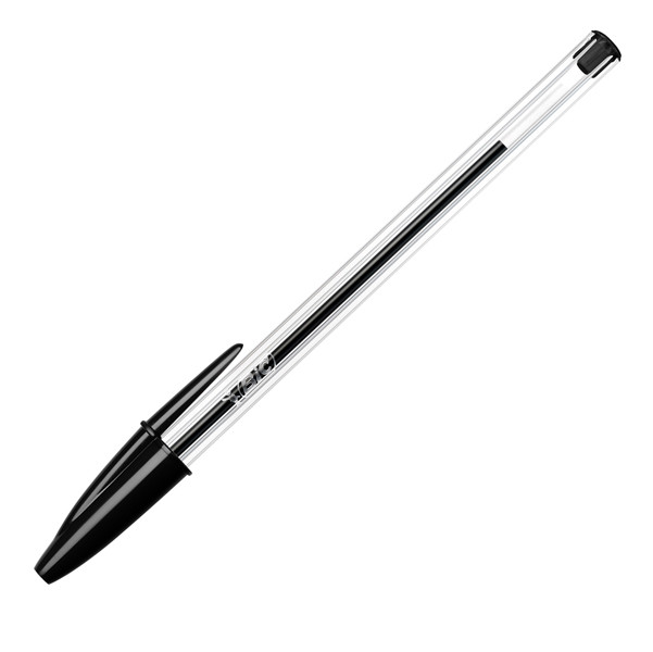 Penna a sfera Cristal - punta media 1,0mm - nero - Bic - conf. 50 pezzi