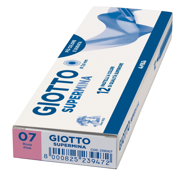 Pastello Supermina - mina 3,8 mm - rosa 07 - Giotto