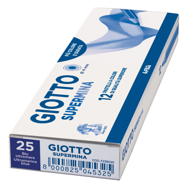Pastello Supermina - mina 4 mm - blu oltremare 25 - Giotto