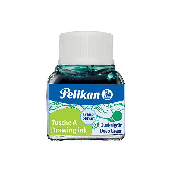 Inchiostro di china 523 - 10ml - verde scuro 7 l - Pelikan