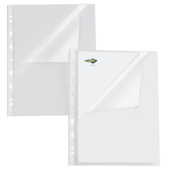 Buste aperte a L Atla A - con foratura universale - PPL - buccia - 22 x 30 cm - Sei Rota - conf. 25 pezzi
