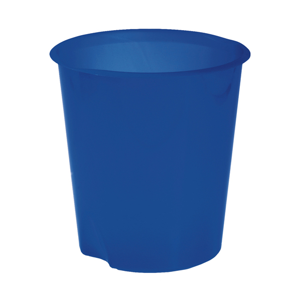 Cestino gettacarte E020 Modula - altezza 32,5 cm - diametro 31 cm - 16,5 lt - blu - Fellowes