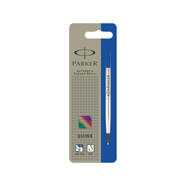 Refill roller standard - punta fine - blu - Parker