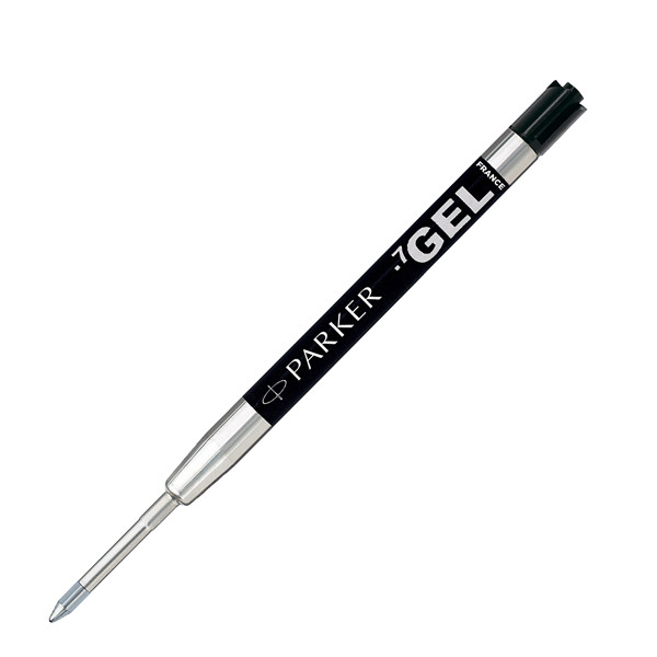 Refill sfera QuinkGel - punta media - metallo - nero - Parker