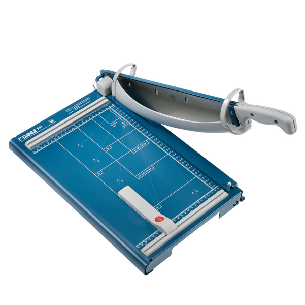 Taglierina a leva 561 - con paramano rotante - capacitA' di taglio 35 fg - 360 mm (A4) - 380x260 mm - blu - Dahle