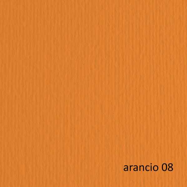 Cartoncino Elle Erre - 70x100cm - 220gr - arancio 108 - Fabriano - blister 10 fogli