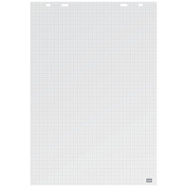 Blocco per lavagna - 20 fogli - 65x95,5 cm - quadretti 5x5 cm - Nobo