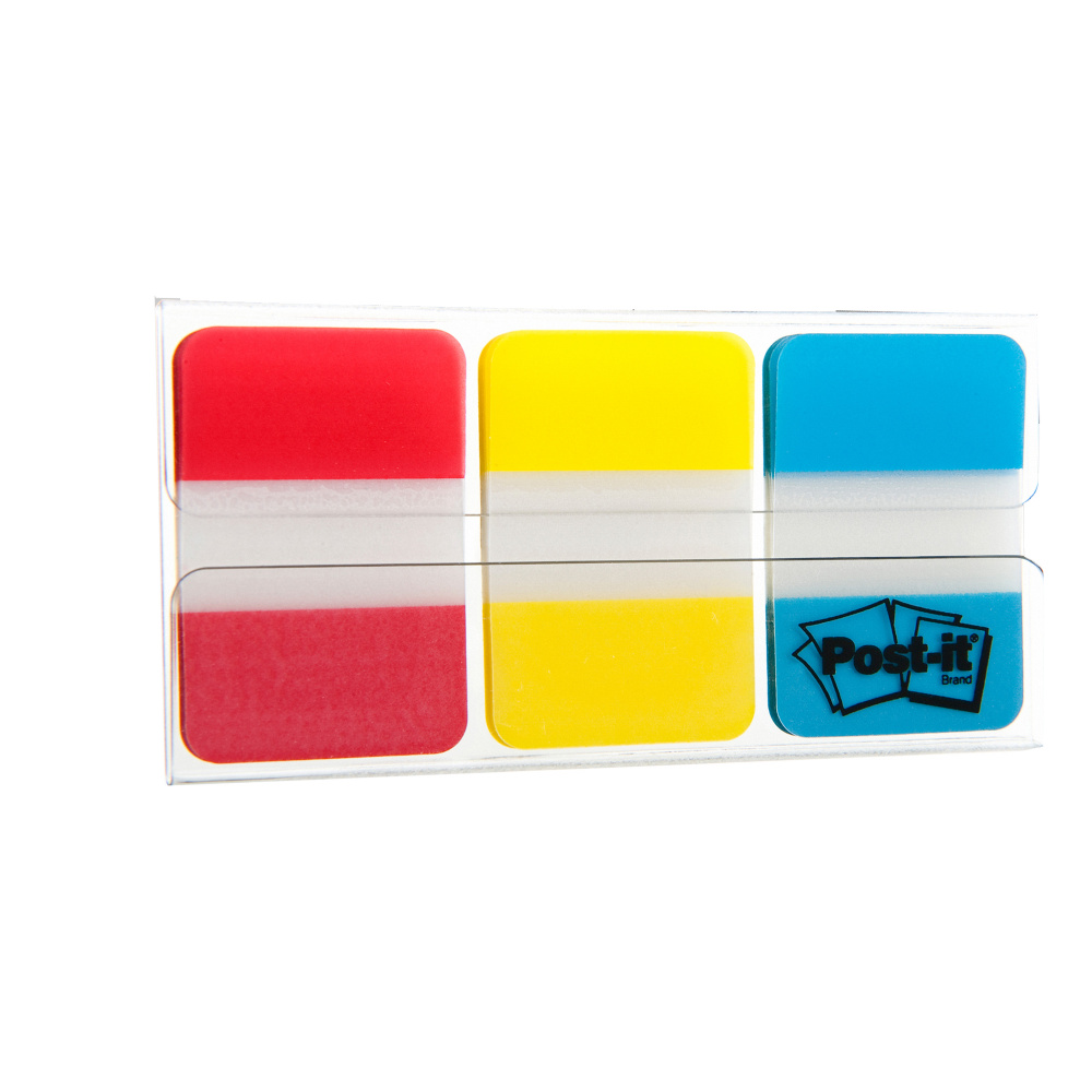 Segnapagina Post it Index Strong Medium - 686-RYB - 25 x 38 mm - colori classici - Post it - conf. 66 pezzi