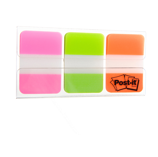 Segnapagina Post it Index Strong Medium - 686-PGOEU - 25 x 38 mm - colori vivaci - Post it - conf. 66 pezzi