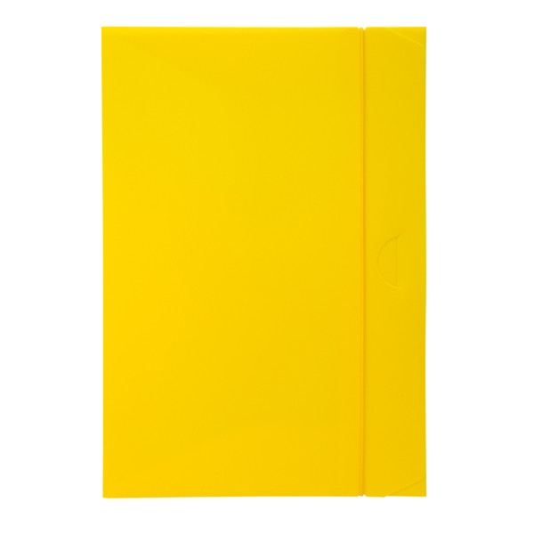 Cartella progetto con elastico - 24 x 35 cm - dorso 3 cm - giallo - Fellowes