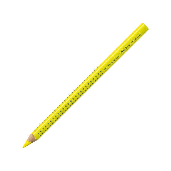 Matita evidenziatore Textliner Dry 1148 Grip Jumbo - diametro mina 5,4mm - giallo - Faber Castell