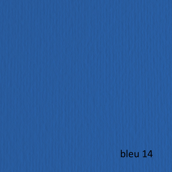 Cartoncino Elle Erre - 50 x 70 cm - 220 gr - blu 114 - Fabriano - blister 20 fogli