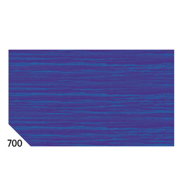 Carta crespa - 50 x 250 cm - 48 gr - blu 700 - Rex Sadoch - conf.10 rotoli