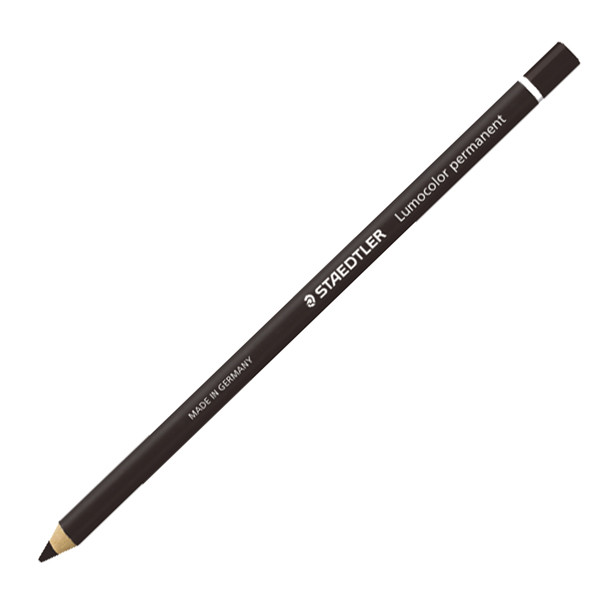 Matita Lumocolor Glasochrom - permanente  - nero - Staedtler