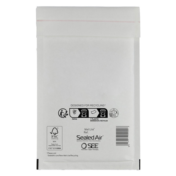 Busta imbottita Mail Lite - H (27 x 36 cm) - bianco - Sealed Air - conf. 10 pezzi