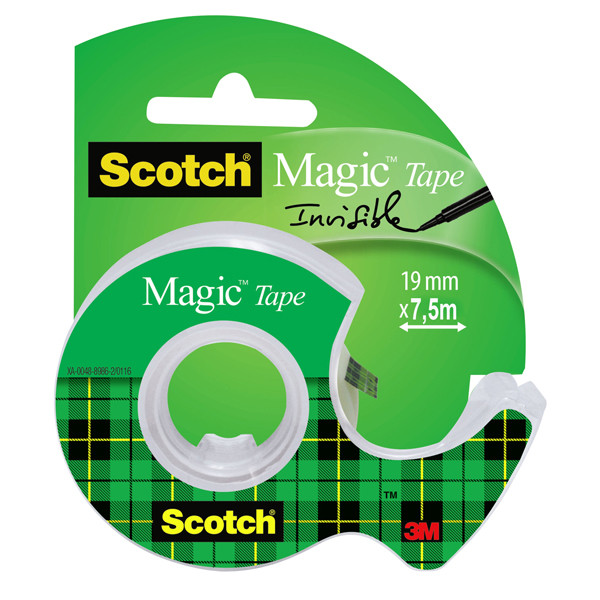Nastro adesivo in chiocciola Magic 810 - 19 mm x 7,5 m - acrilico - trasparente - Scotch