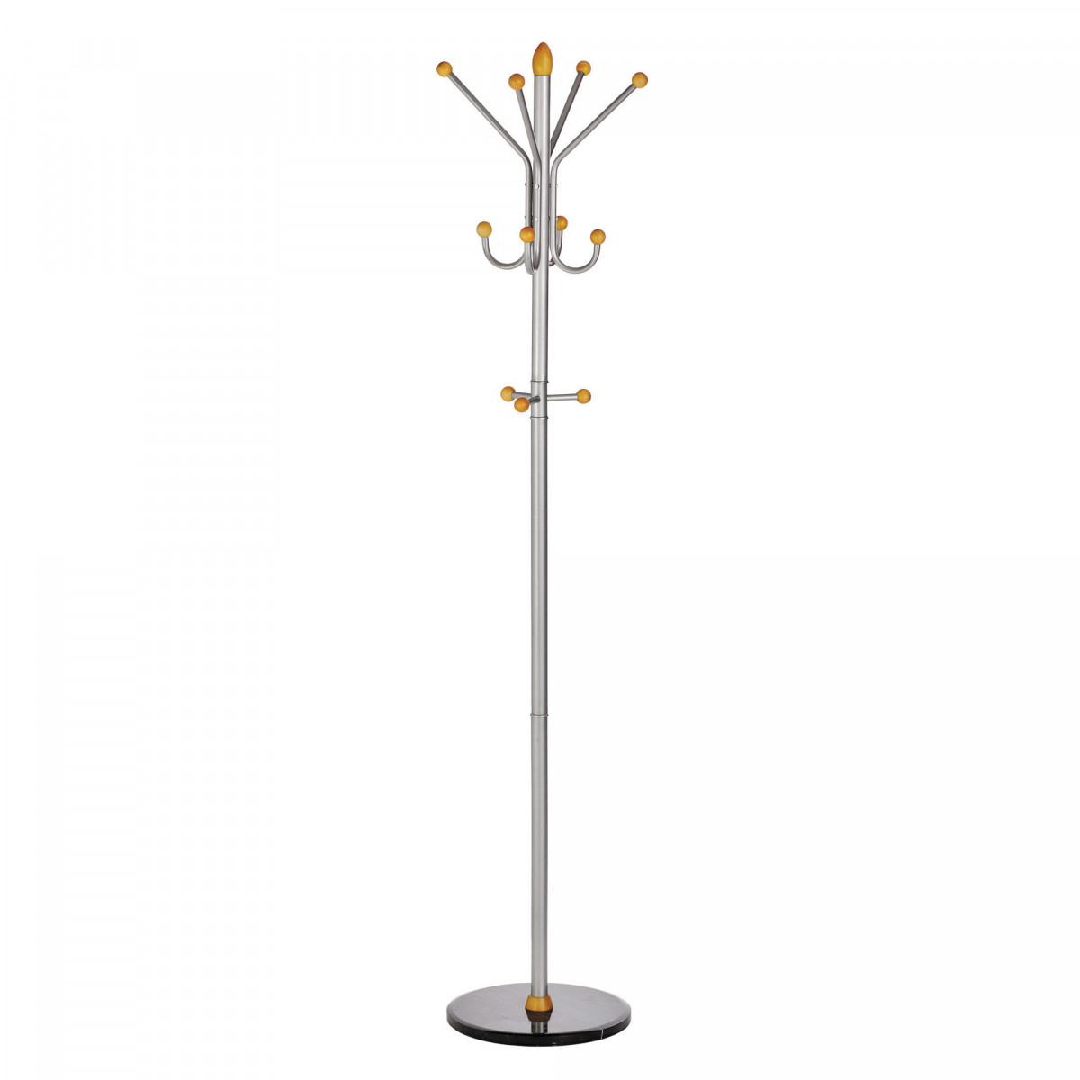 Appendiabiti - 11 posti - 185 x 40 cm - argento - Alco