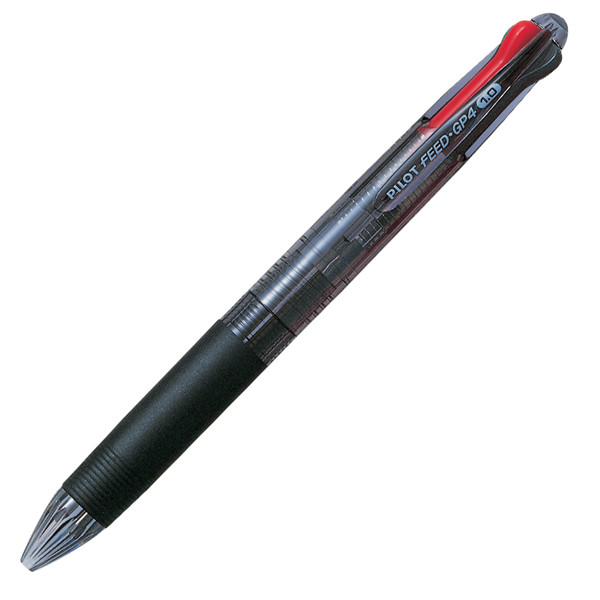 Penna a sfera scatto multifunzione Feed GP4 - punta 1,0mm - nero, blu, rosso, verde - Pilot
