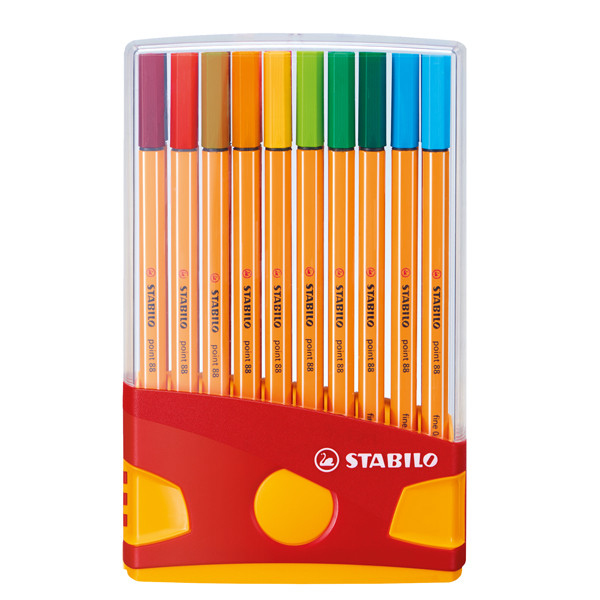 Fineliner Point 88 Color Parade - colori assortiti - Stabilo - astuccio 20 pezzi