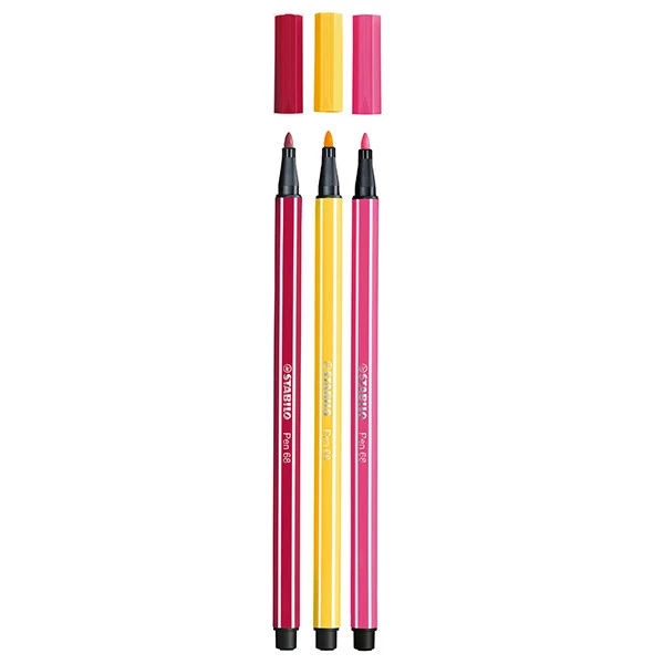 Pennarello Pen 68 - colori assortiti - Stabilo - expo 240 pezzi