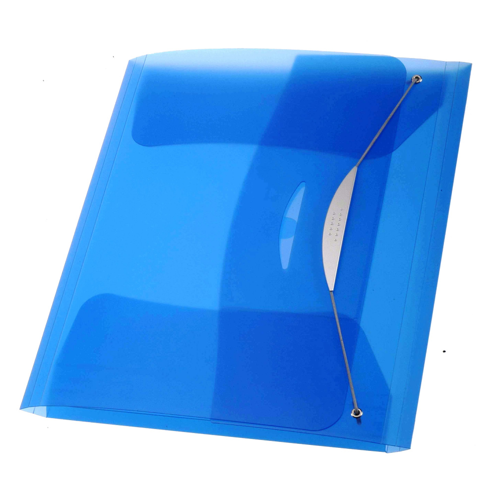 Cartellina con elastico Swing - PPL - 23,5x34,5 cm - blu - Fellowes