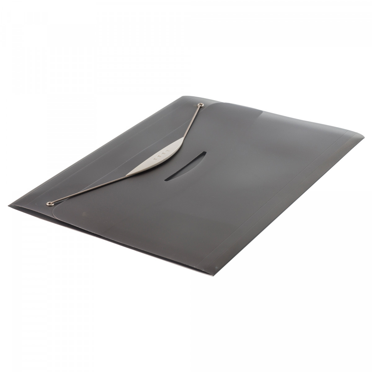 Cartella 3 lembi con elastico Swing - A4 - dorso 2 cm - PP- trasparente grigio - Fellowes