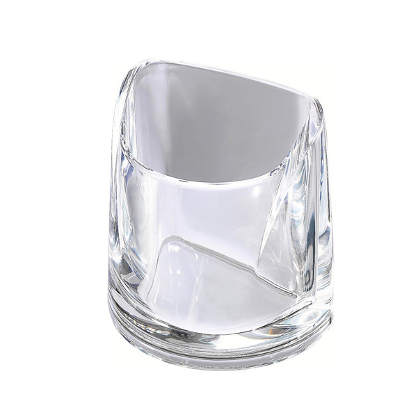 Portapenne Nimbus - 10 x 11 x 6,8 cm - cristallo trasparente - Rexel