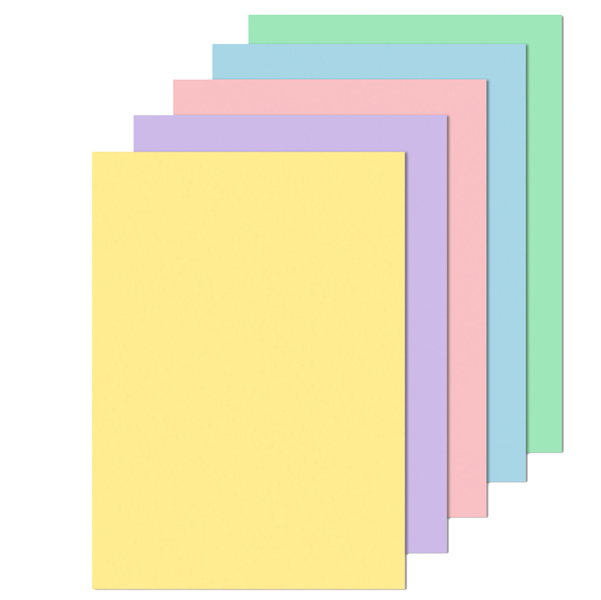 Carta Rismacqua Small - A4 - 200 gr - mix 5 colori - Favini - conf. 50 fogli