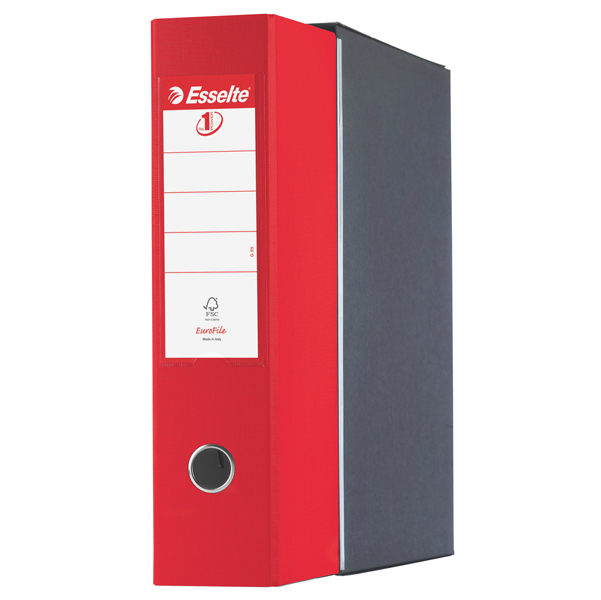 Registratore Eurofile G53 - dorso 8 cm - commerciale 23x30 cm - rosso - Esselte