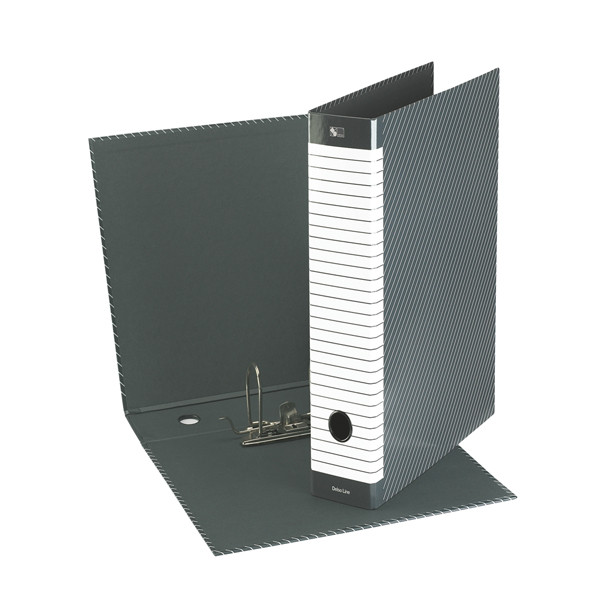 Registratore Delso Line G14 - dorso 5 cm - protocollo 23 x 33 cm - grigio - Esselte
