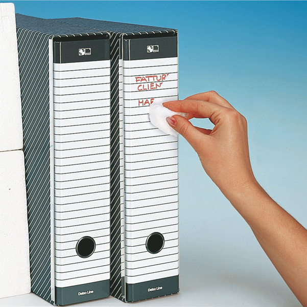 Registratore Delso Line G13 - dorso 8 cm - commerciale 23x30 cm - grigio - Esselte