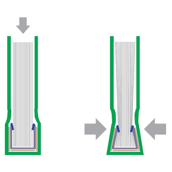 Copertine Impressbind - flessibile - 10,5 mm - bordeaux - Leitz - scatola 10 pezzi