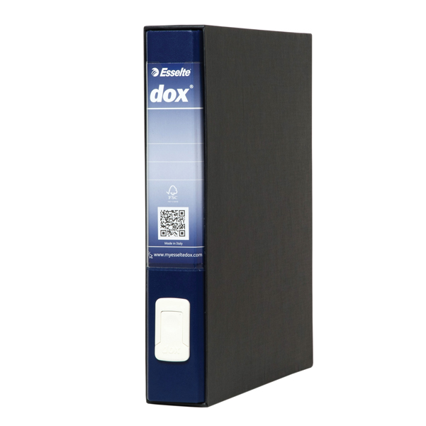 Registratore Dox 4 - dorso 5 cm - commerciale 23x29,7 cm - blu - Esselte