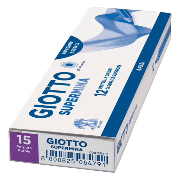 Pastello Supermina - mina 4 mm - porpora 15 - Giotto