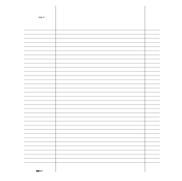 Registro libro soci - 31 x 24,5cm - 92pg - numerate - Edipro