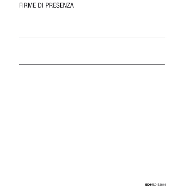 Registro firme presenze al lavoro - 31 x 24cm - 100 fogli - Edipro