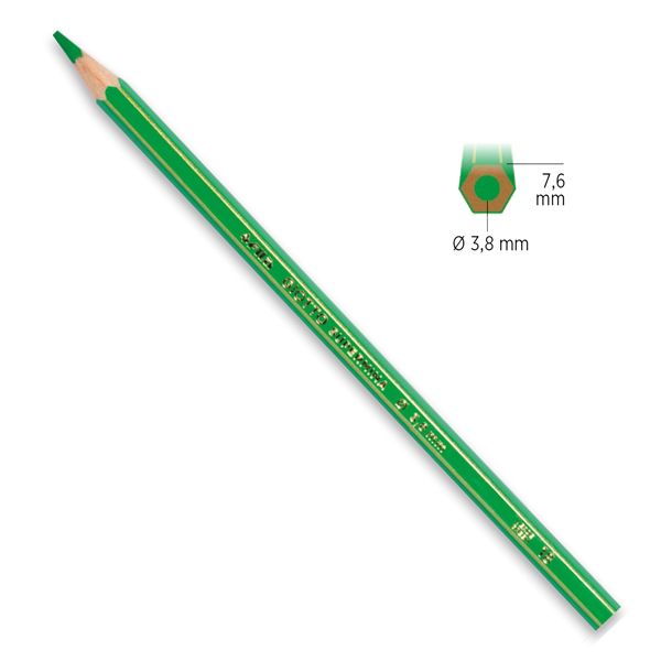 Pastello Supermina - mina 3,8 mm - colori assortiti - Giotto - astuccio in metallo 50 pezzi