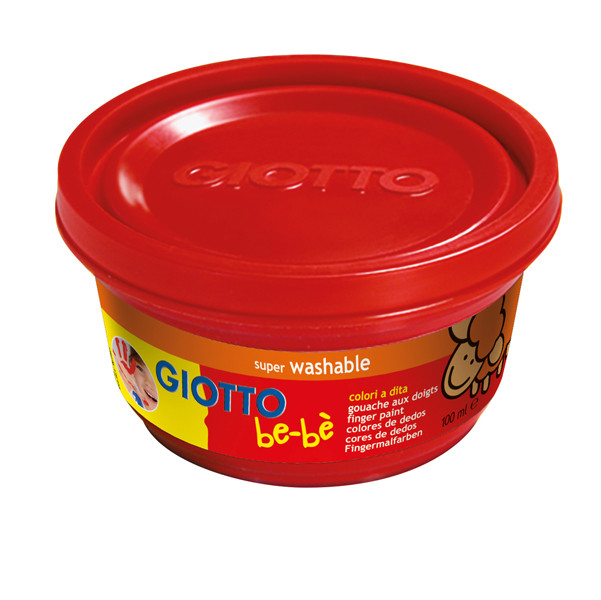 Supercolori a dita - 100 ml - rosso, blu, giallo - Giotto - conf. 3 pezzi