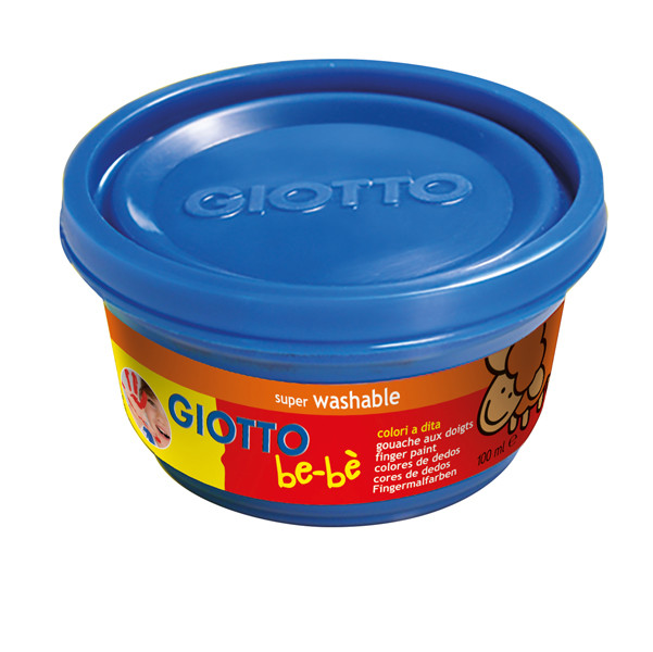 Supercolori a dita - 100 ml - rosso, blu, giallo - Giotto - conf. 3 pezzi
