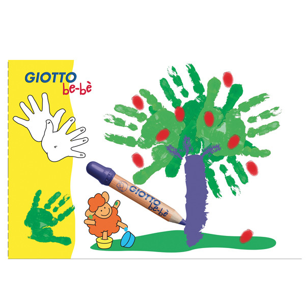 Supercolori a dita - 100 ml - rosso, blu, giallo - Giotto - conf. 3 pezzi