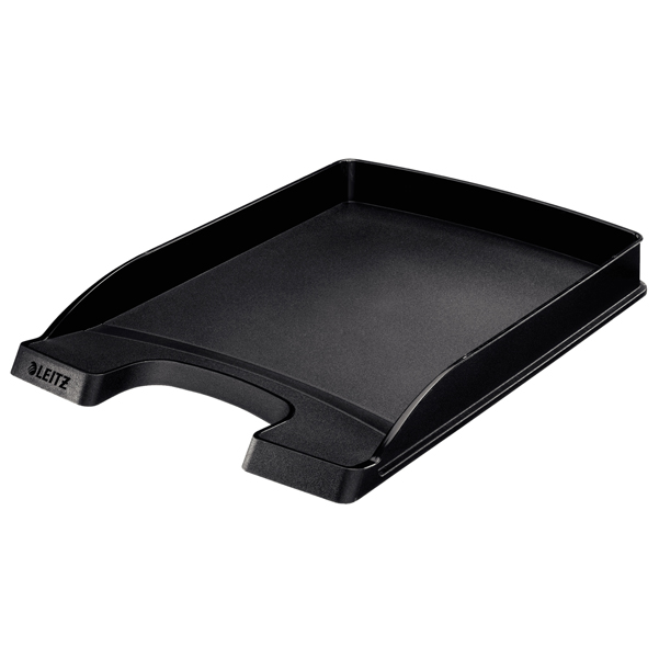 Vaschetta portacorrispondenza Leitz Plus Slim - 25,5x36x3,7 cm - nero - Leitz