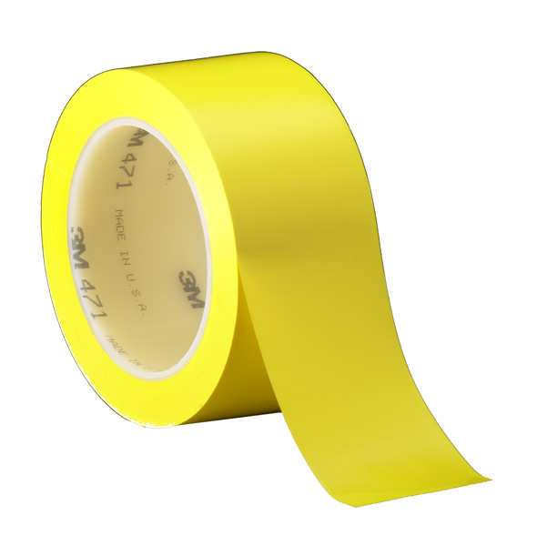 Nastro adesivo vinilico 471 - 50 mm x 33 mt - giallo - Scotch