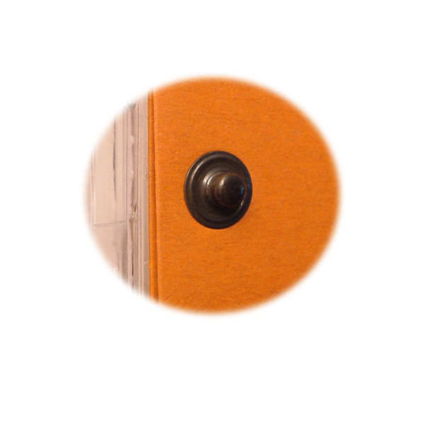 Cartella sospesa Joker - armadio - interasse 33 cm - fondo V - 33 x 28 cm - arancio - Bertesi