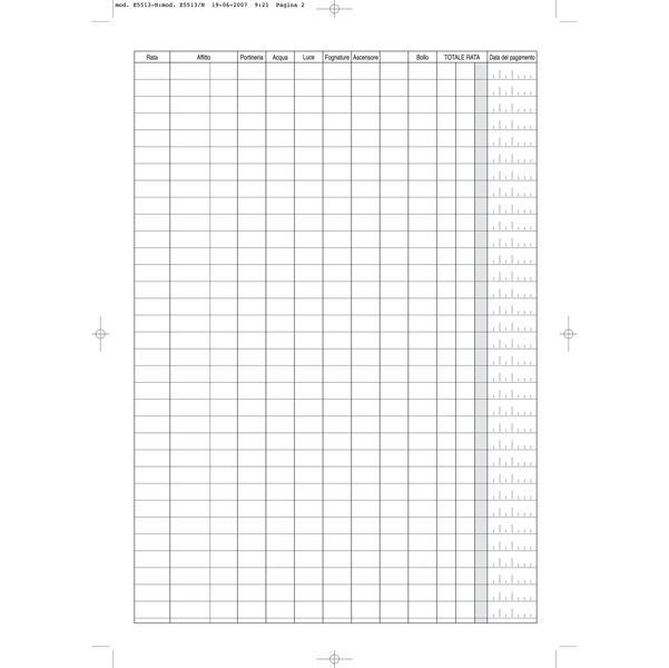 Fascicolo contratto di locazione libero - 29,7 x 21cm - Edipro